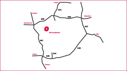 Anfahrt Autobahnen