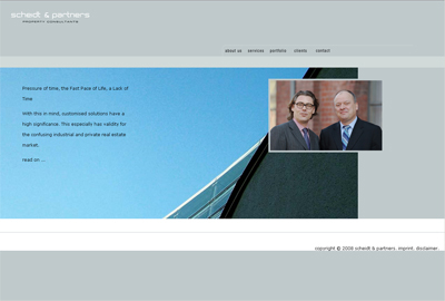 Screenshot: scheidt & partners 1